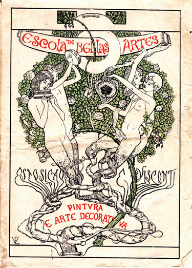 Capa do Catálogo da Exposição de 1901 - Eliseu Visconti